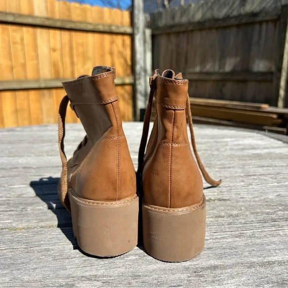 NATURALIZER Catherine Womens Faux Leather Block Heel Ankle‎ Boots size 8.5 - Picture 7 of 12